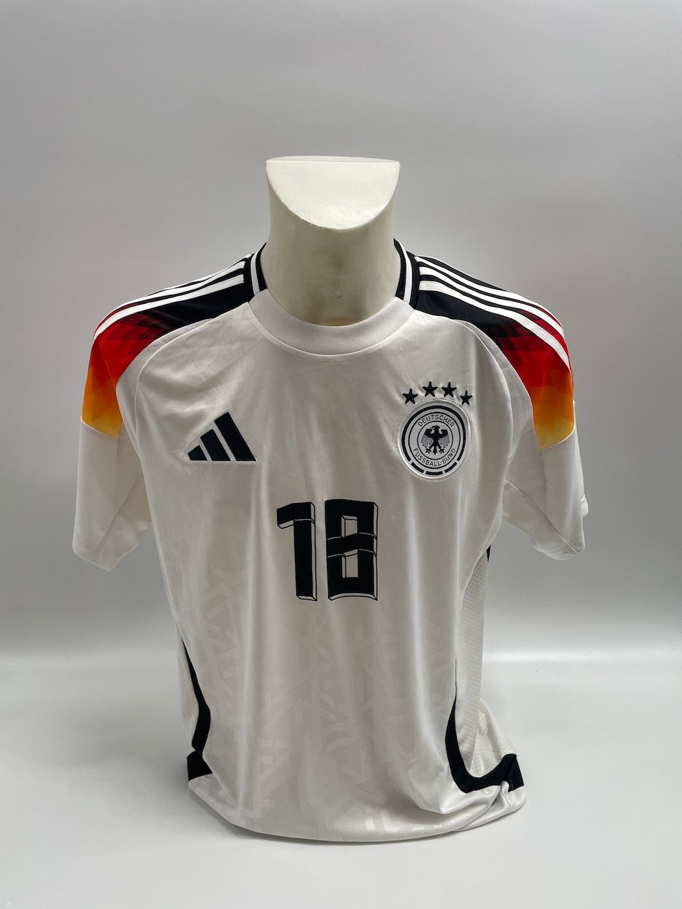 DFB Trikot Maximilian Mittelstädt signiert Autogramm Adidas EM 2024 L