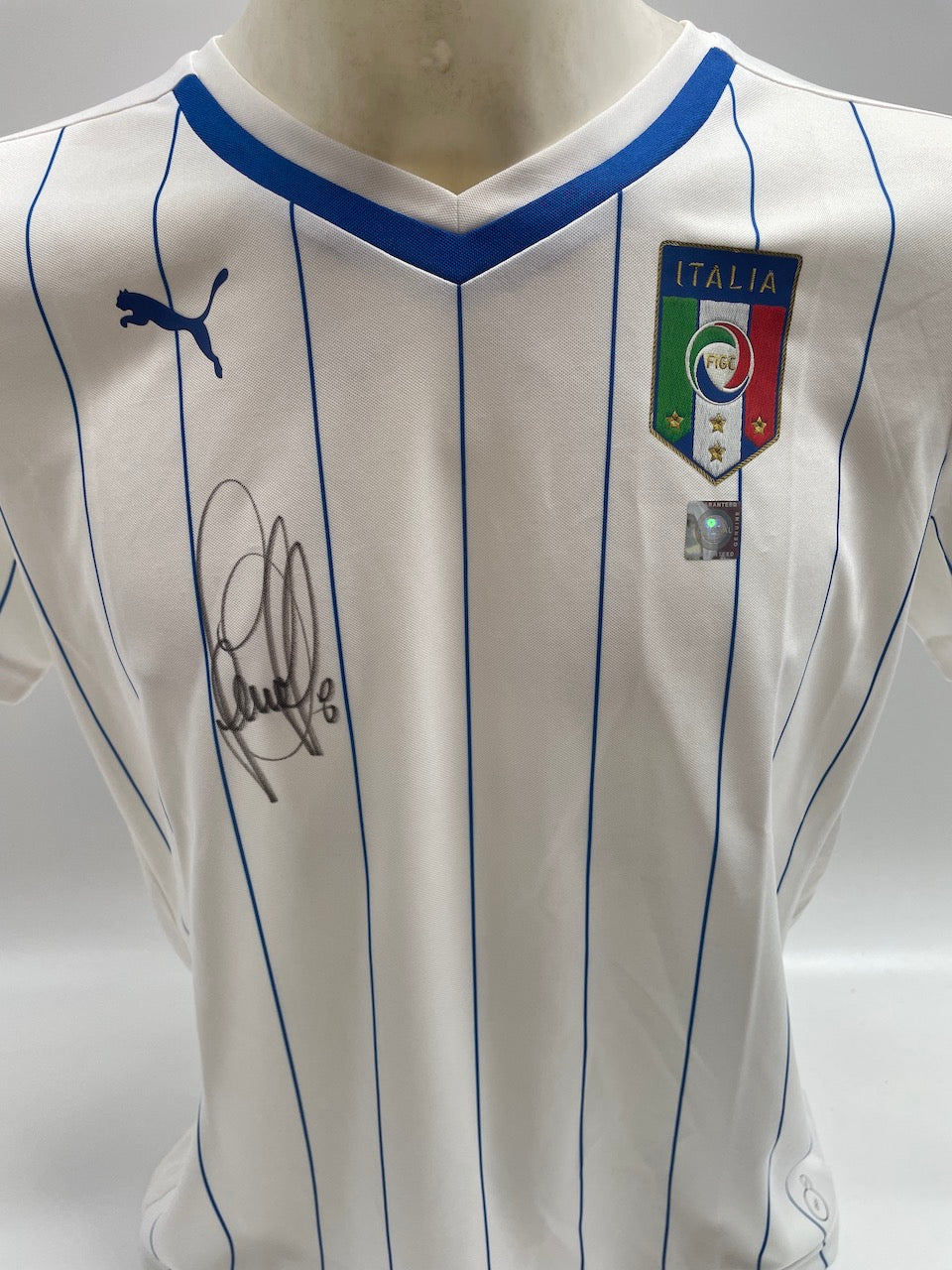 Italien Damenshirt Claudio Marchisio signiert Autogramm Puma neu 40