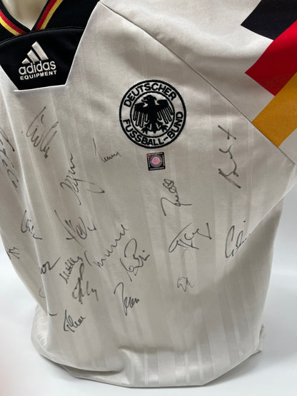 Deutschland Trikot EM 1992 Teamsigniert DFB Adidas L