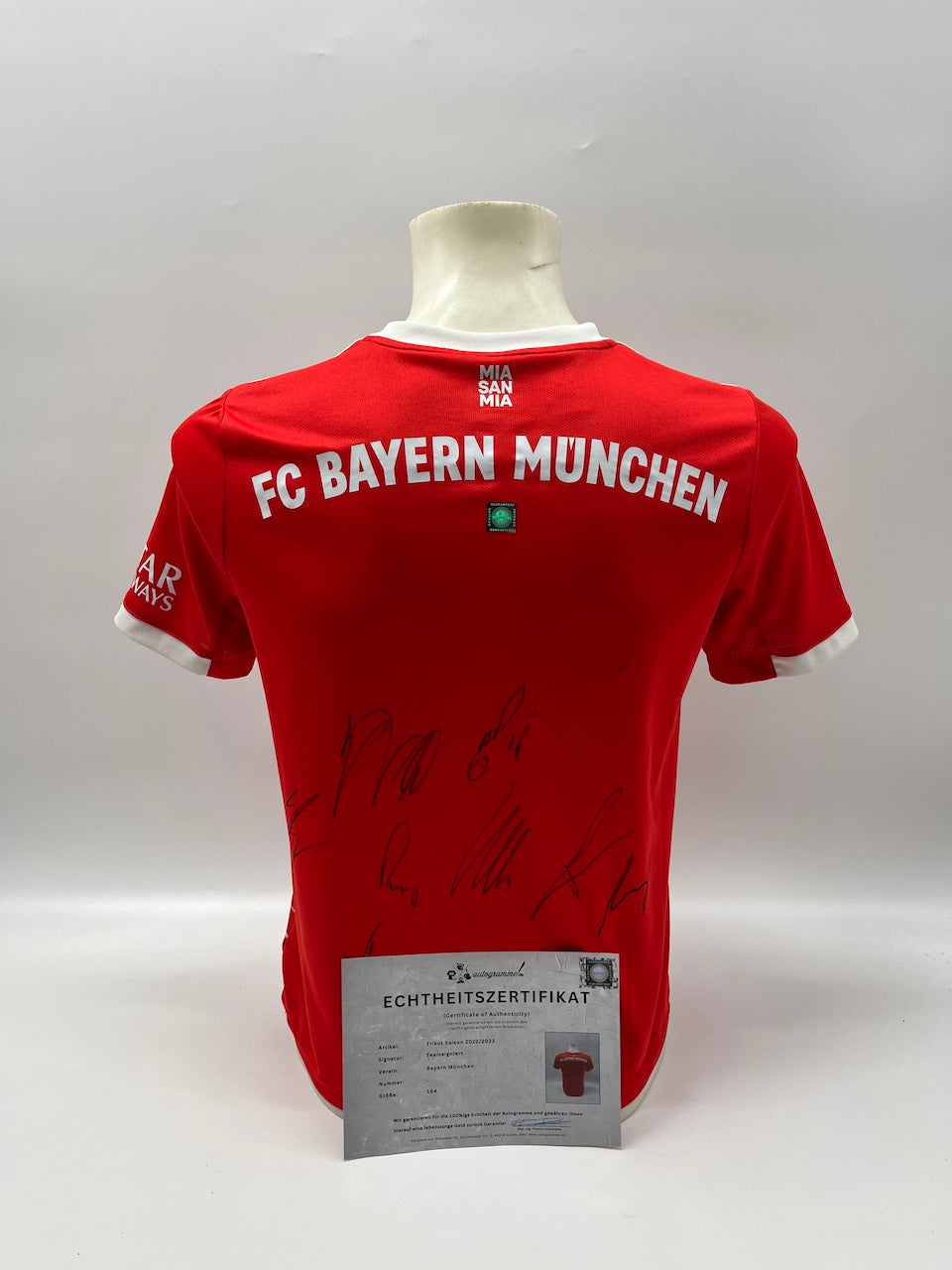 Bayern München Trikot 2022/2023 Teamsigniert Autogramm Adidas 164