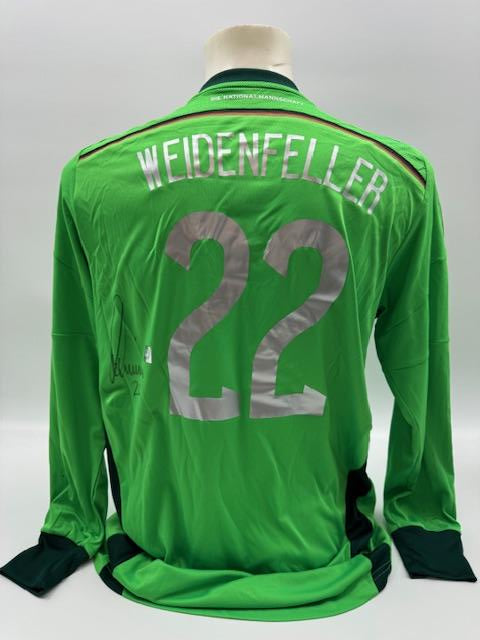 DFB Torwart Trikot Roman Weidenfeller signiert COA Adidas L