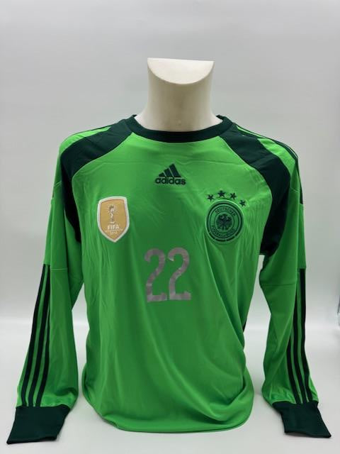 DFB Torwart Trikot Roman Weidenfeller signiert COA Adidas L