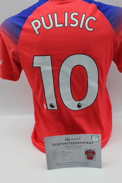 FC Chelsea 20/21 Trikot Christian Pulisic signiert Autogramm Nike S