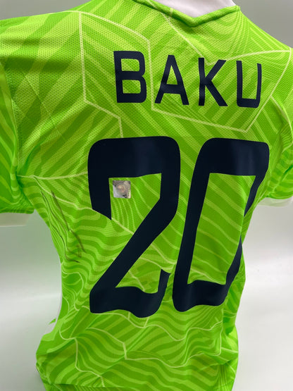 VFL Wolfsburg Trikot Ridle Baku signiert Autogramm Bundesliga Adidas M