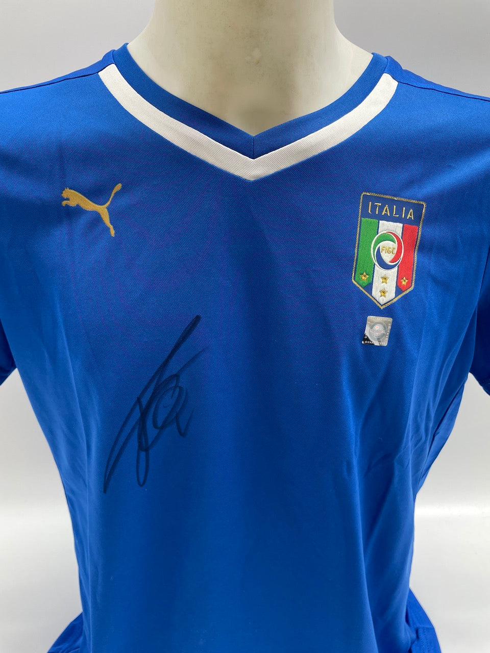 Italien Damenshirt Cristiano Piccini signiert Autogramm Puma neu XL