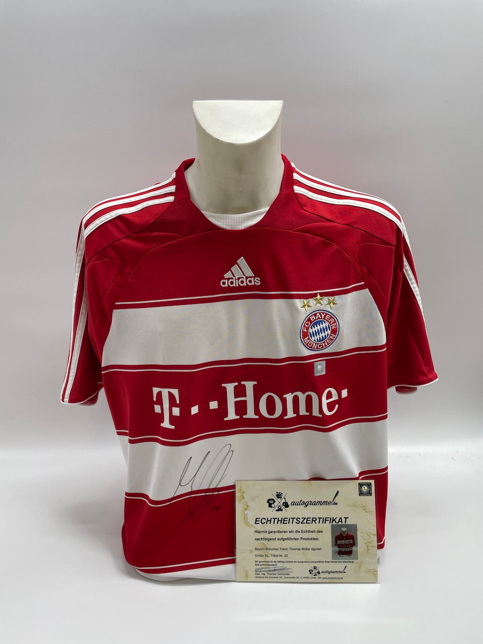 Bayern München Trikot Thomas Müller signiert Autogramme Adidas COA XL