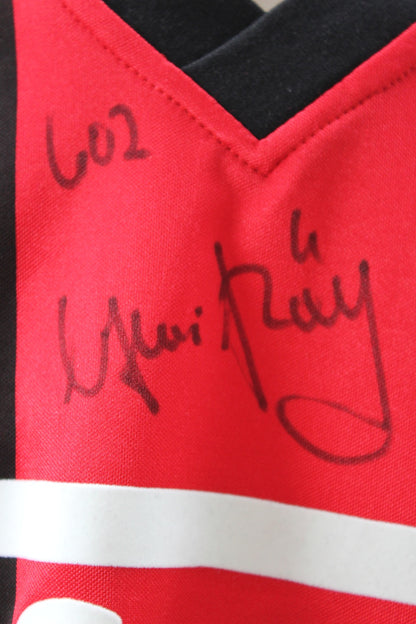 Eintracht Frankfurt Repro Trikot Karl-Heinz Körbel signiert Autogramm M