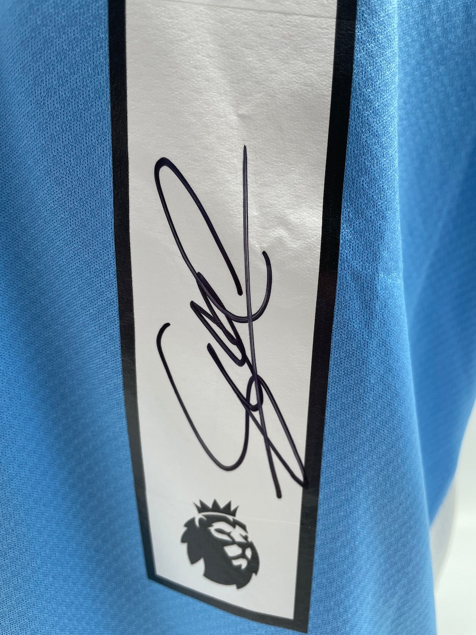 Manchester City Trikot David Silva signiert Autogramm England Puma XL