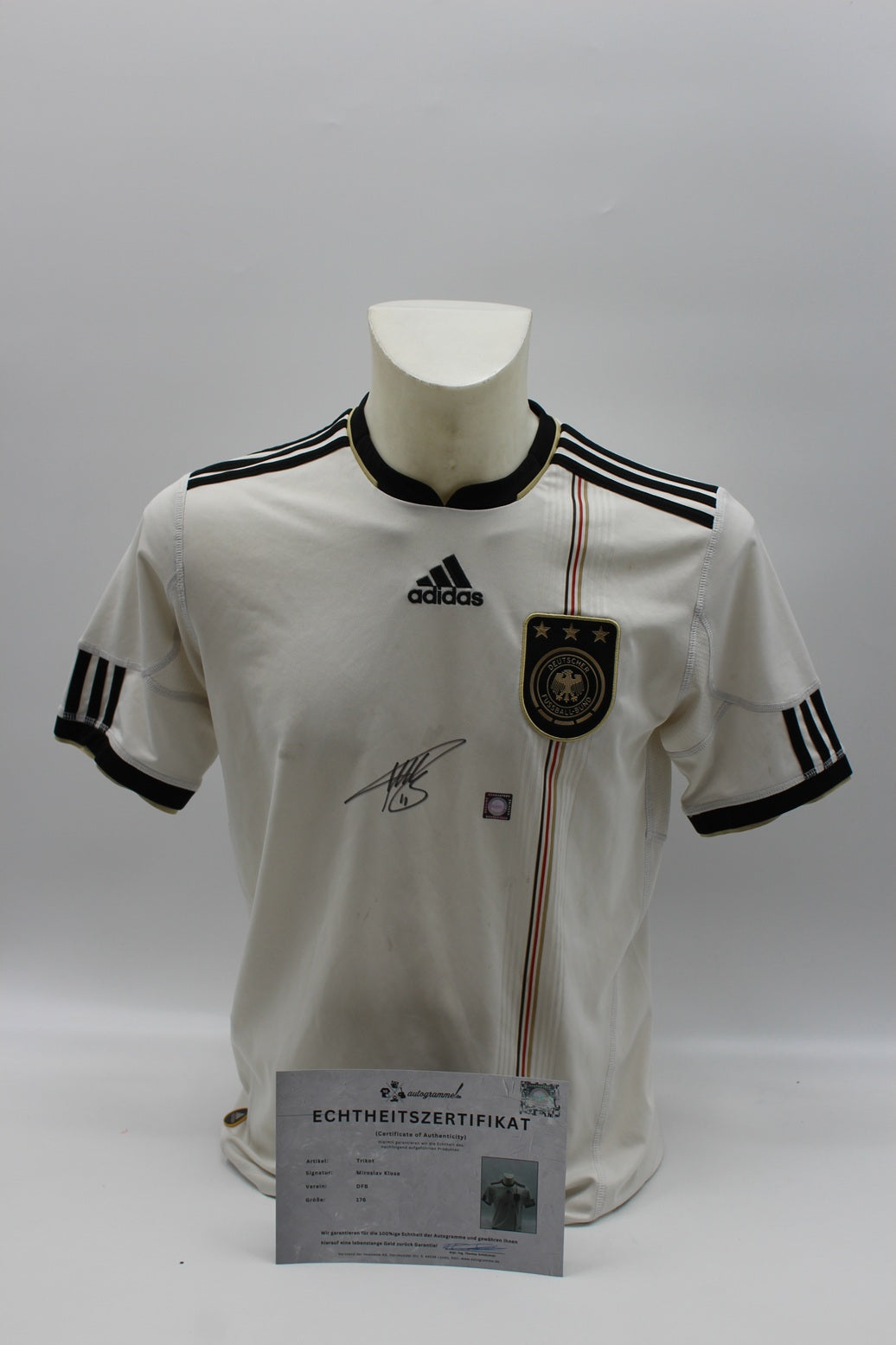 DFB Trikot Miroslav Klose 2010 signiert Autogramme Adidas COA neu 176