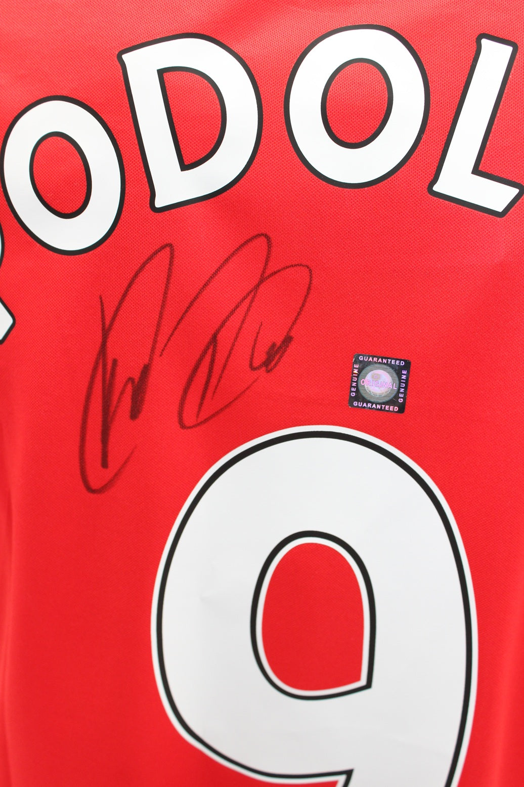 FC Arsenal 2014/2015 Trikot Lukas Podolski signiert Puma COA  Autogramm Damengröße L