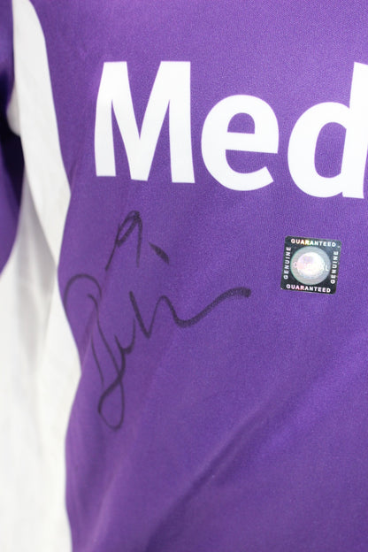 ACF Fiorentina Trikot Edin Dzeko signiert Autogramme Kappa COA M