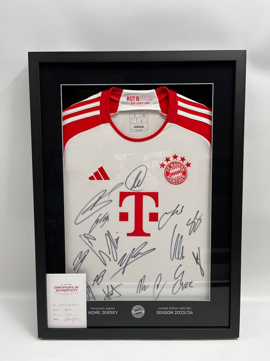 Bayern München Trikot 2023/2024 Teamsigniert im Rahmen COA Neu Adidas