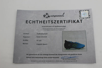 Fußballschuh Sven Ulreich signiert Autogramm Bayern München Capelli Sport 37 1/2