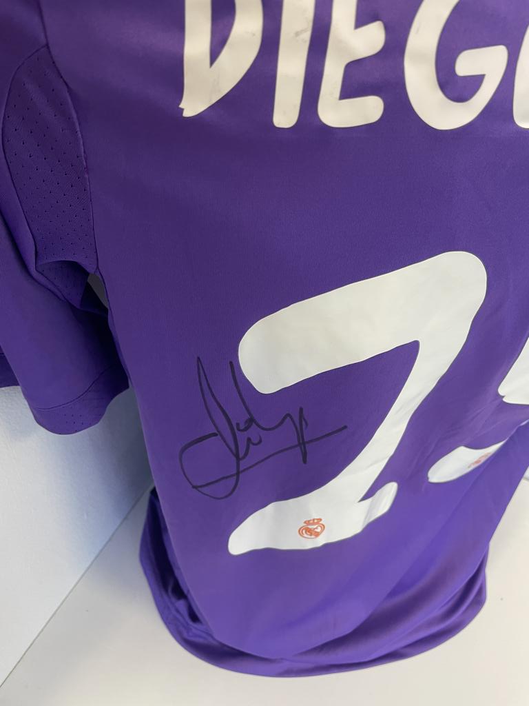 Real Madrid Trikot Diego Lopez signiert Neu Unterschrift Autogramm COA M