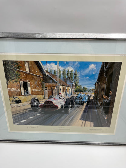 Nicholas Watts - "Champagne Victory" art printing signed