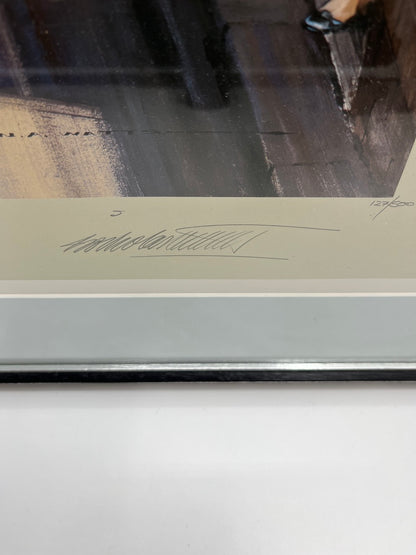 Nicholas Watts - "Champagne Victory" art printing signed