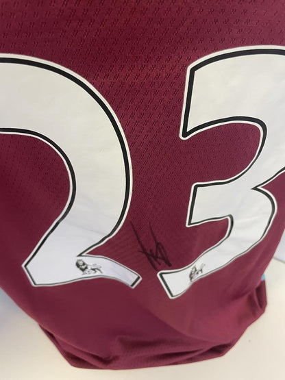 West Ham jerse Jose Fonte signed autograph soccer england umbro l