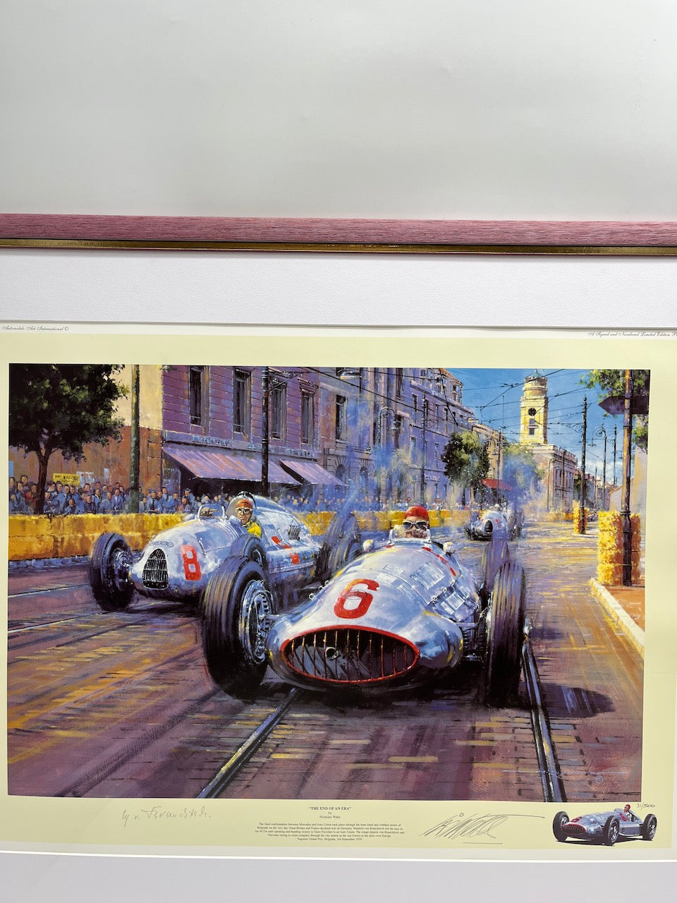 Nicholas Watts - "The End of An era" art print signs Brauchitsch