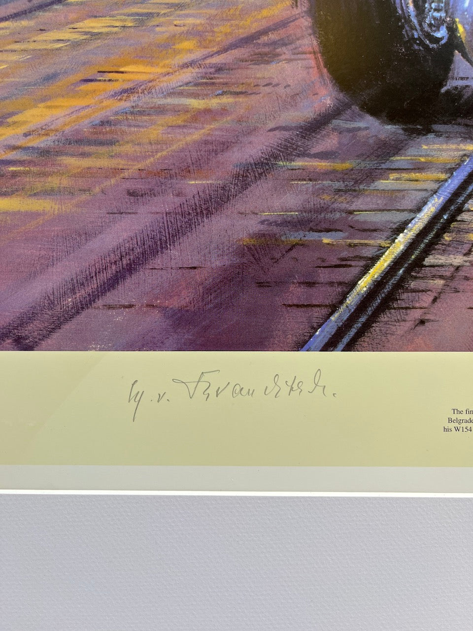 Nicholas Watts - "The End of An era" art print signs Brauchitsch