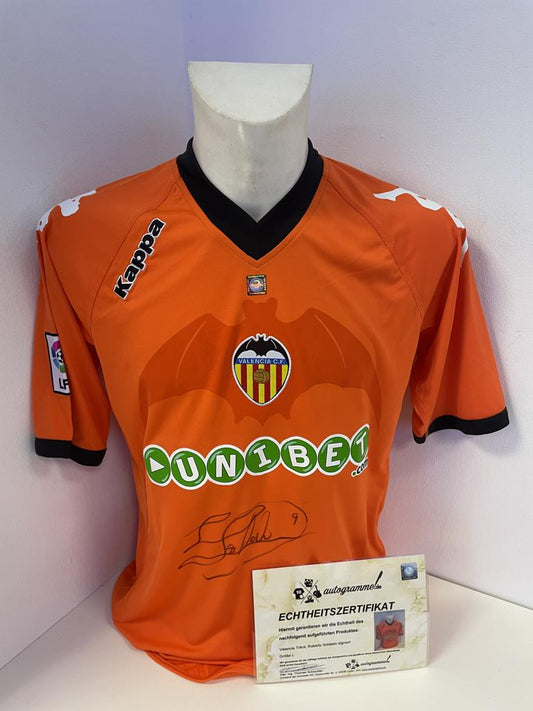 Valencia Trikot Roberto Soldado signiert Kappa Neu Spanien La Liga L