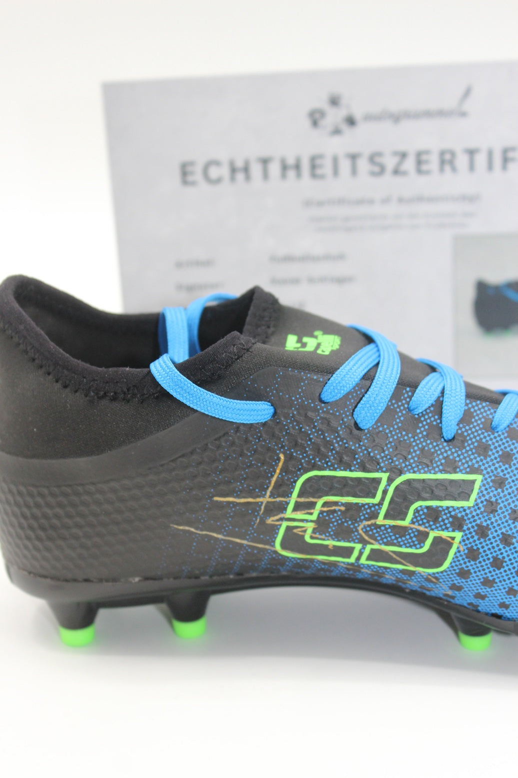 Fußballschuh Xaver Schlager signiert Autogramm Österreich Capelli Sport 37 1/2