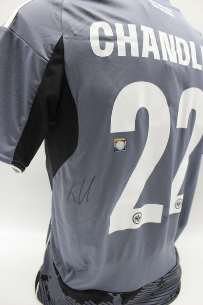 Eintracht Frankfurt Trikot Timothy Chandler signiert Autogramm Adidas neu S