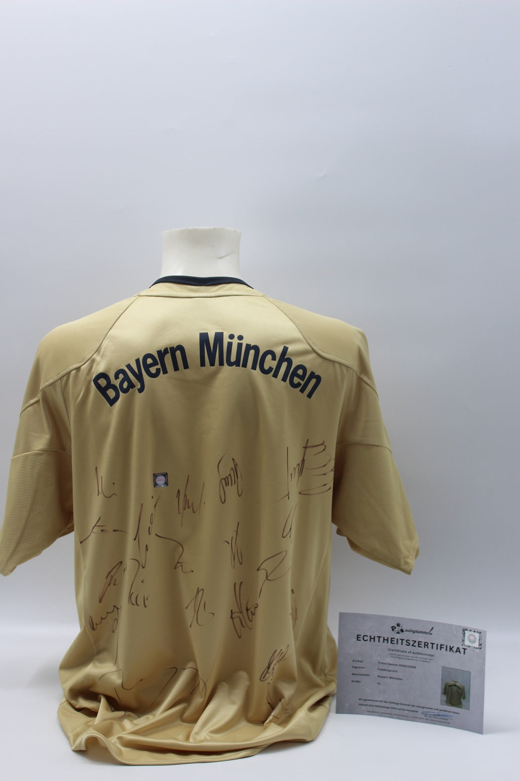 FCB Trikot 2005/2006 Teamsigniert Bayern München Adidas Neu XL