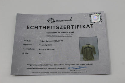 FCB Trikot 2005/2006 Teamsigniert Bayern München Adidas Neu XL