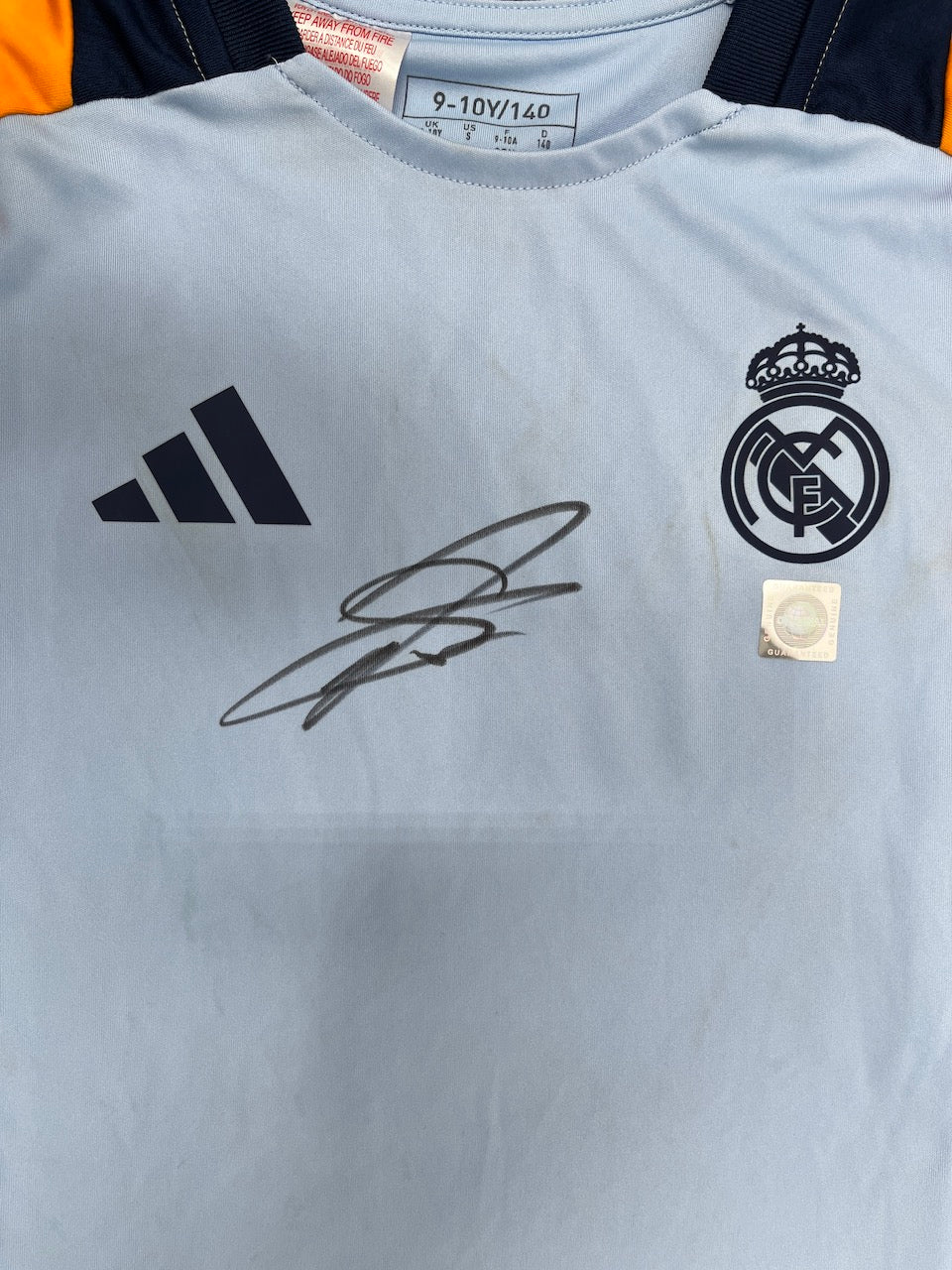 Real Madrid Shirt David Alaba signed in frame COA Adidas Football 140