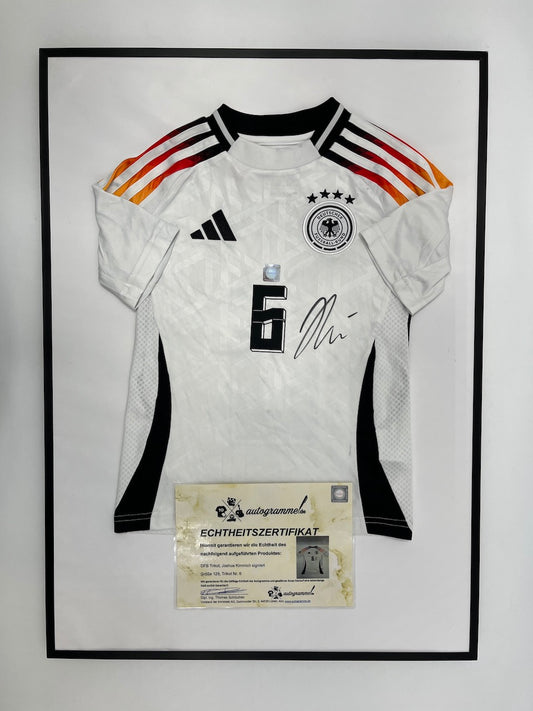 DFB Trikot Joshua Kimmich signiert im Rahmen COA Adidas Fußball 128