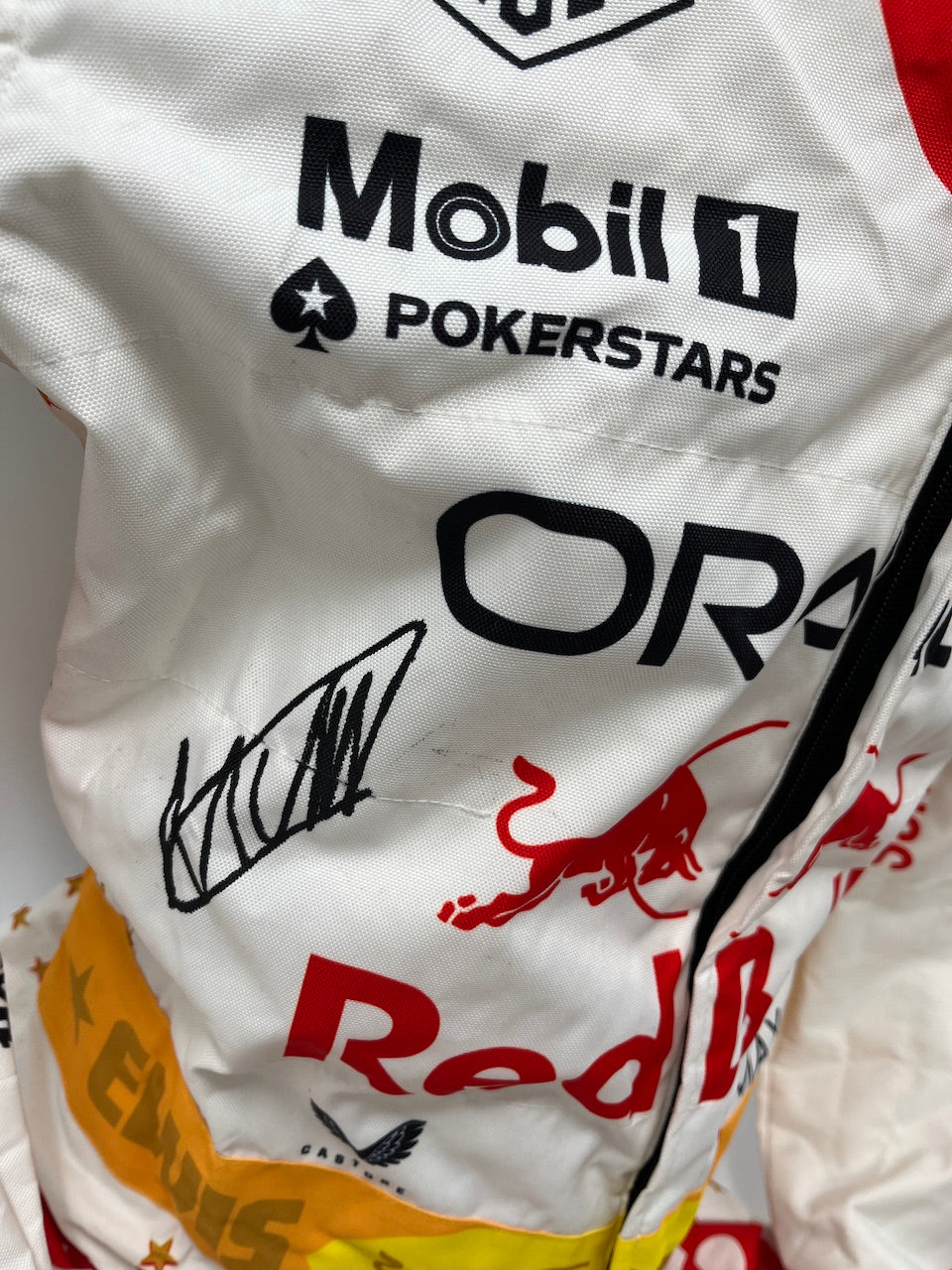 Max Verstappen Repro Formel 1 Rennanzug mit Unterschrift Autogramm M