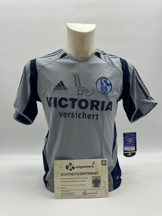 Schalke 04 Trikot Kevin Kuranyi signiert Adidas Fußball 164