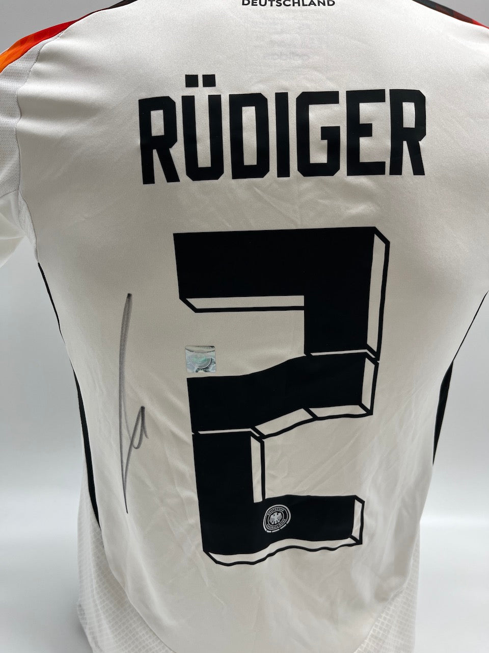 DFB jersey Antonio Rüdiger signed autographs Adidas COA XS