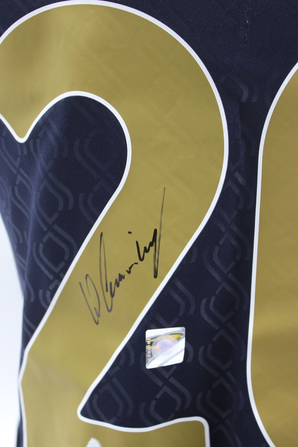 Juventus Turin Trikot 24/25 Douglas Luiz signiert Autogramm Adidas neu 164