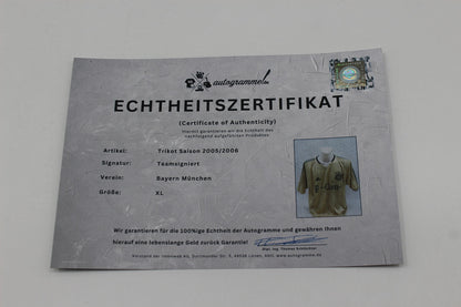 FCB Trikot 2005/2006 Teamsigniert Bayern München Görlitz-Flock Adidas Neu XL