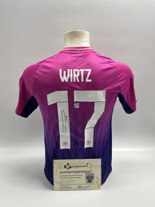 DFB Trikot Florian Wirtz signiert Adidas neu COA DFB Autogramm 164