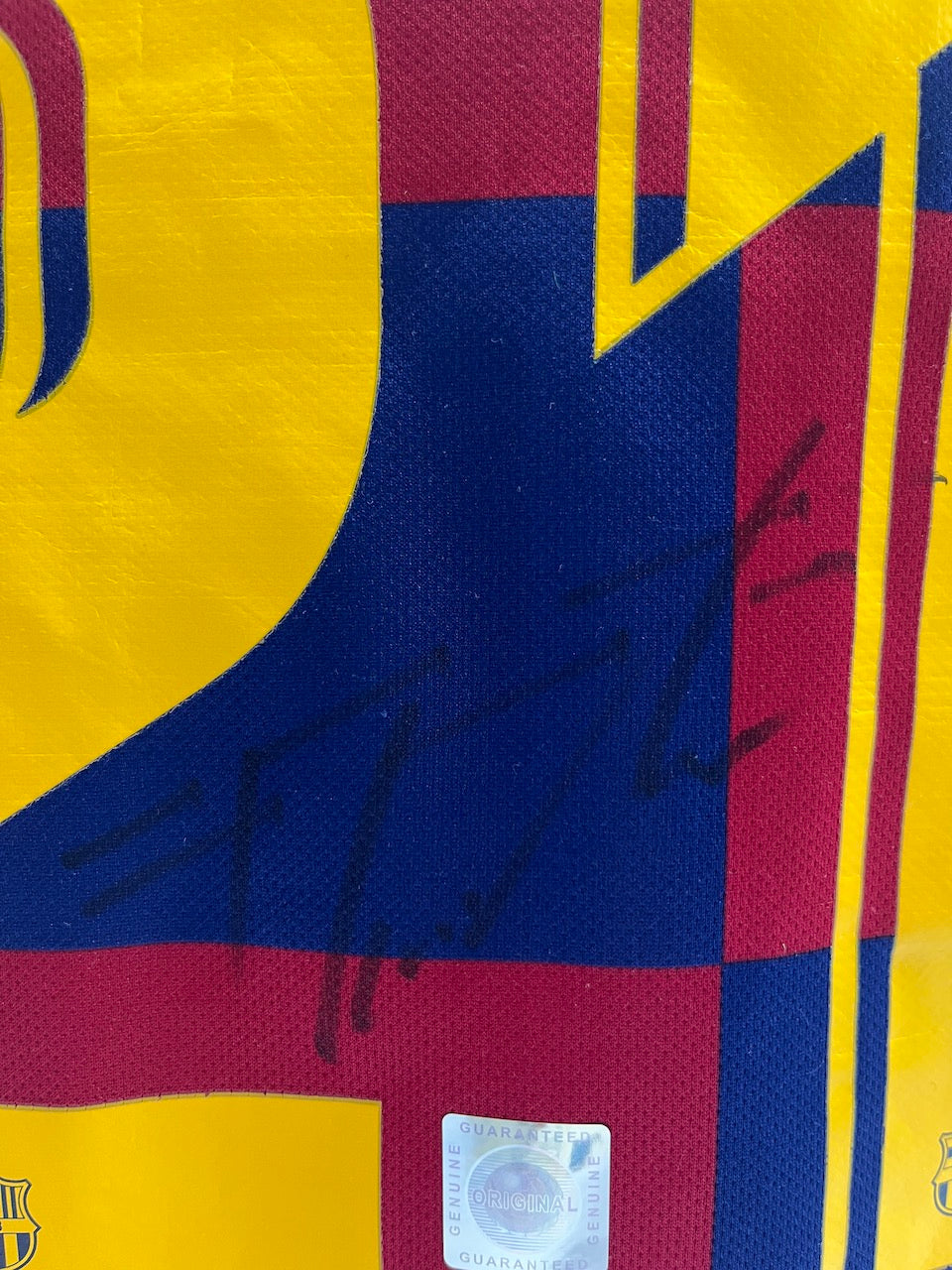 FC Barcelona Jersey Frenkie de Jong signed autograph LaLiga Nike COA 158-170