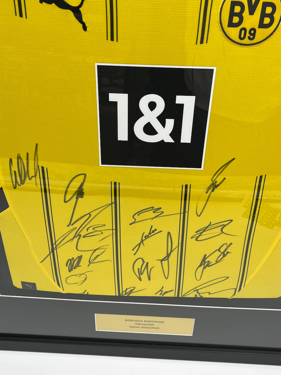 Borussia Dortmund Trikot 2024/2025 team signed as part of Puma Neu BVB