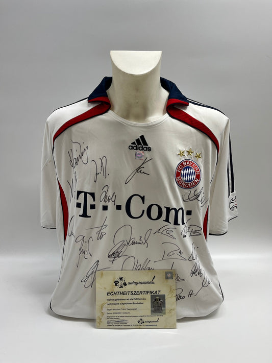 Bayern Munich Jersey 2006/2007 Team Signed Autograph COA Adidas XL