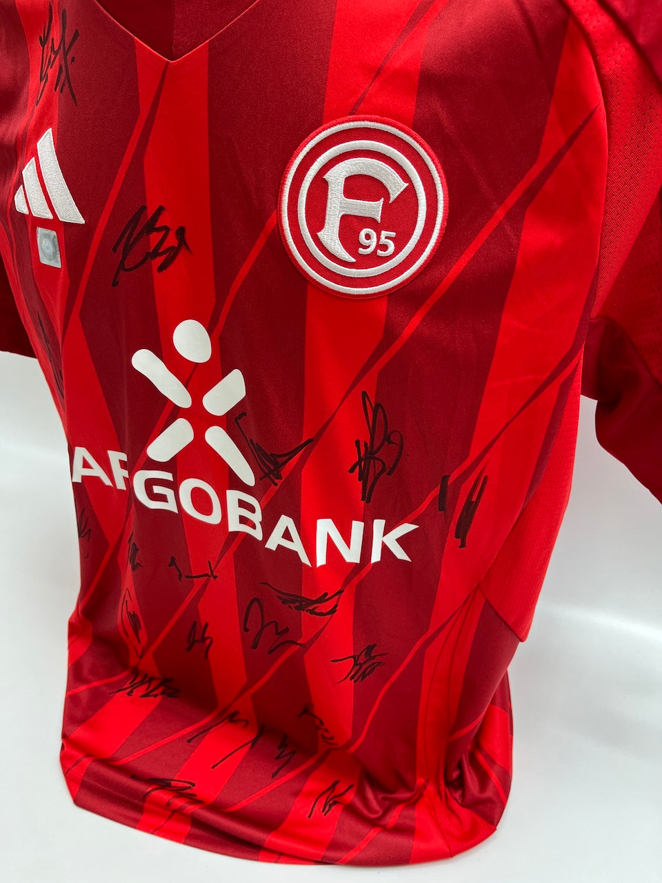 Fortuna Düsseldorf Jersey 2024/2025 Team Signed Autograph Football Adidas L