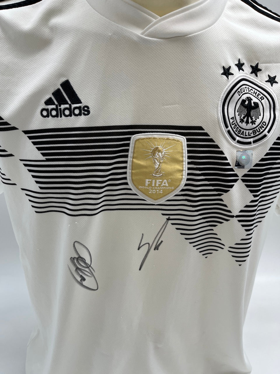 DFB jersey Mario Götze and Erik Durm signed autographs COA Adidas L