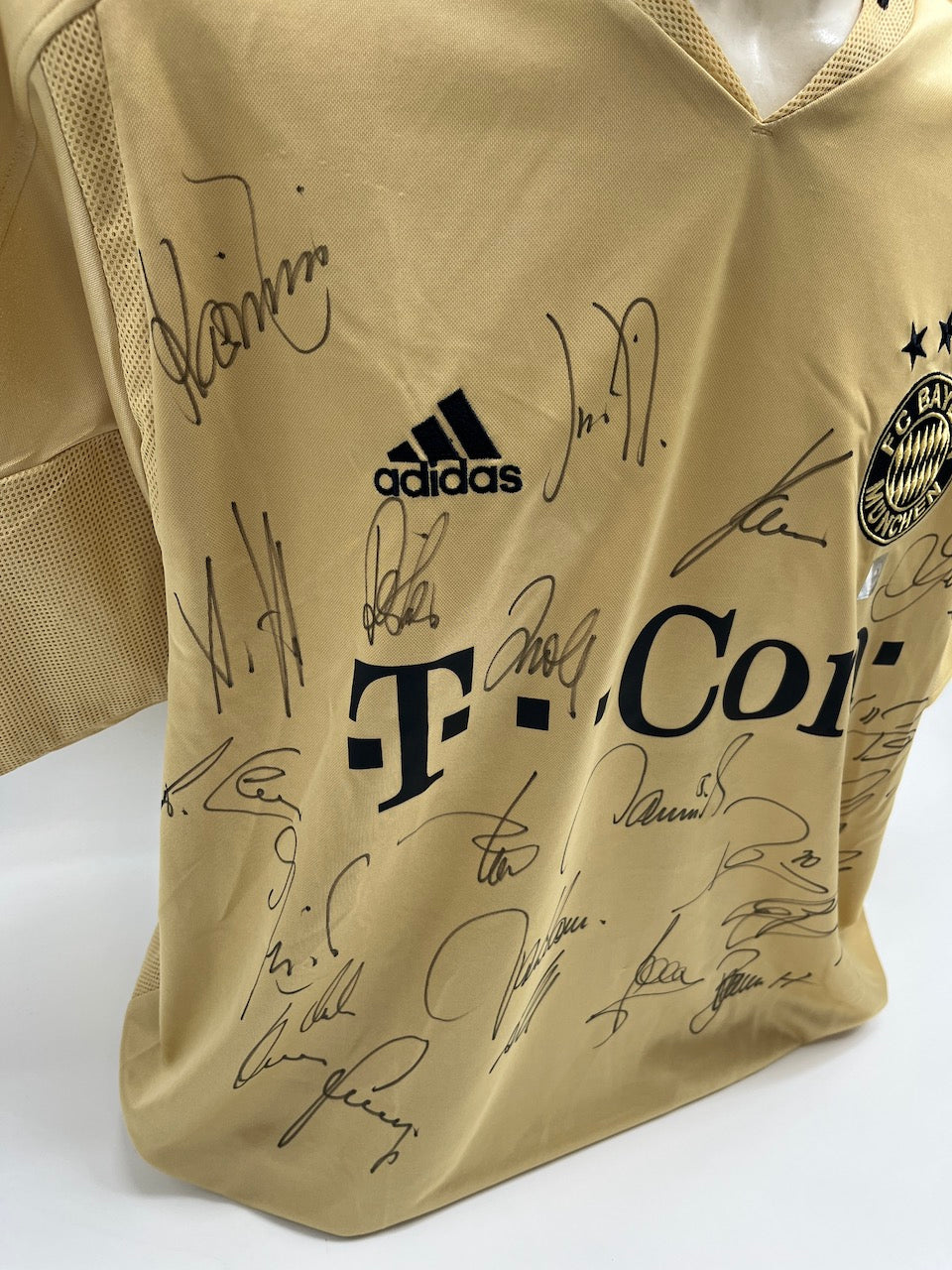 Bayern Munich Jersey 2004/2005 2005/2006 Team Signed Football COA Adidas XL