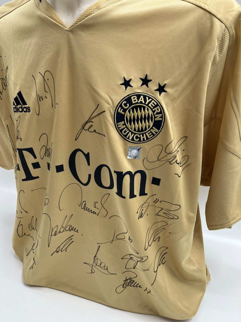 Bayern Munich Jersey 2004/2005 2005/2006 Team Signed Football COA Adidas XL