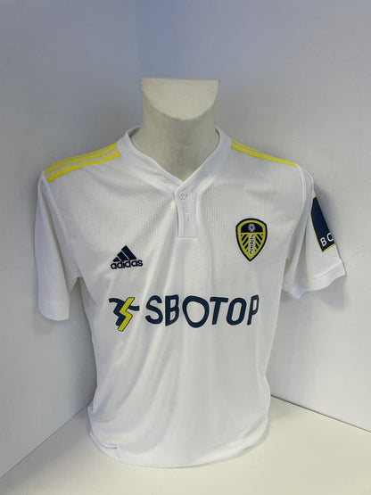 Leeds United Trikot Diego Llorente signiert Autogramm Fußball England Adidas M