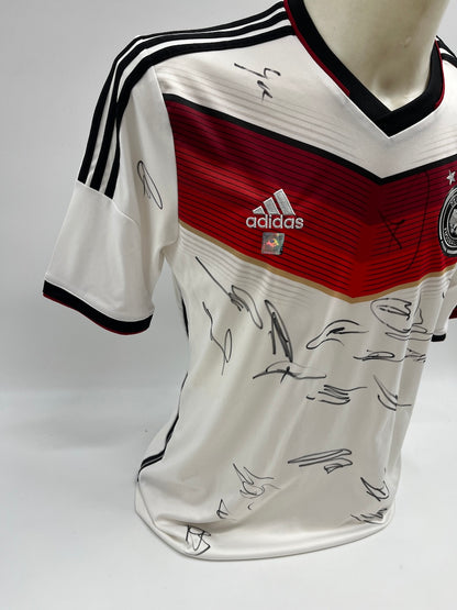 Deutschland Trikot WM 2014 Teamsigniert Autogramm DFB Weltmeister Adidas M