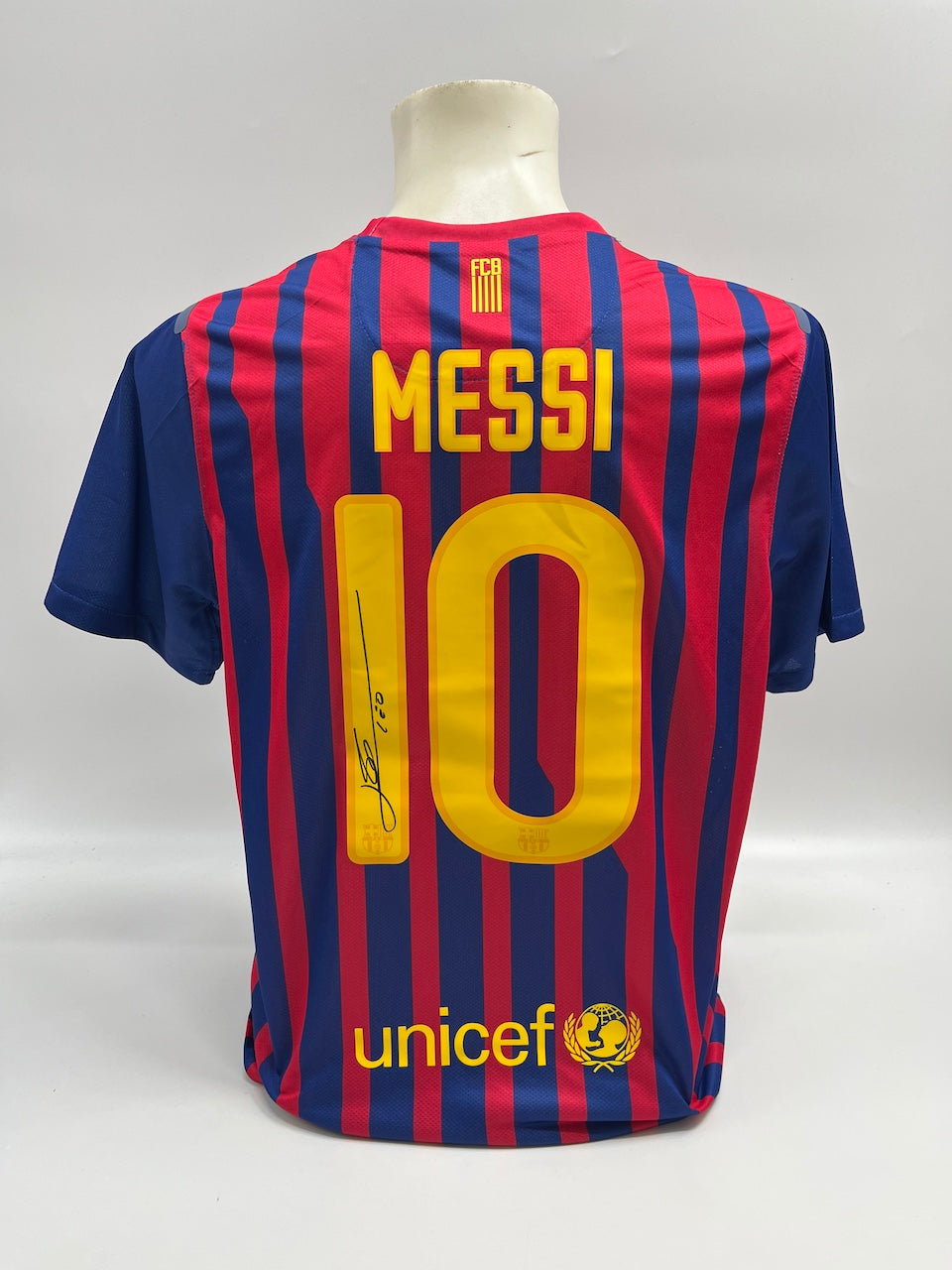 FC Barcelona Trikot Lionel Messi signiert Autogramm Nike COA L neu