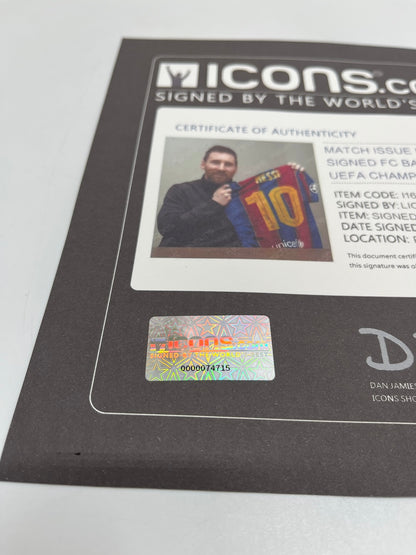 FC Barcelona Trikot Lionel Messi signiert Autogramm Nike COA neu L