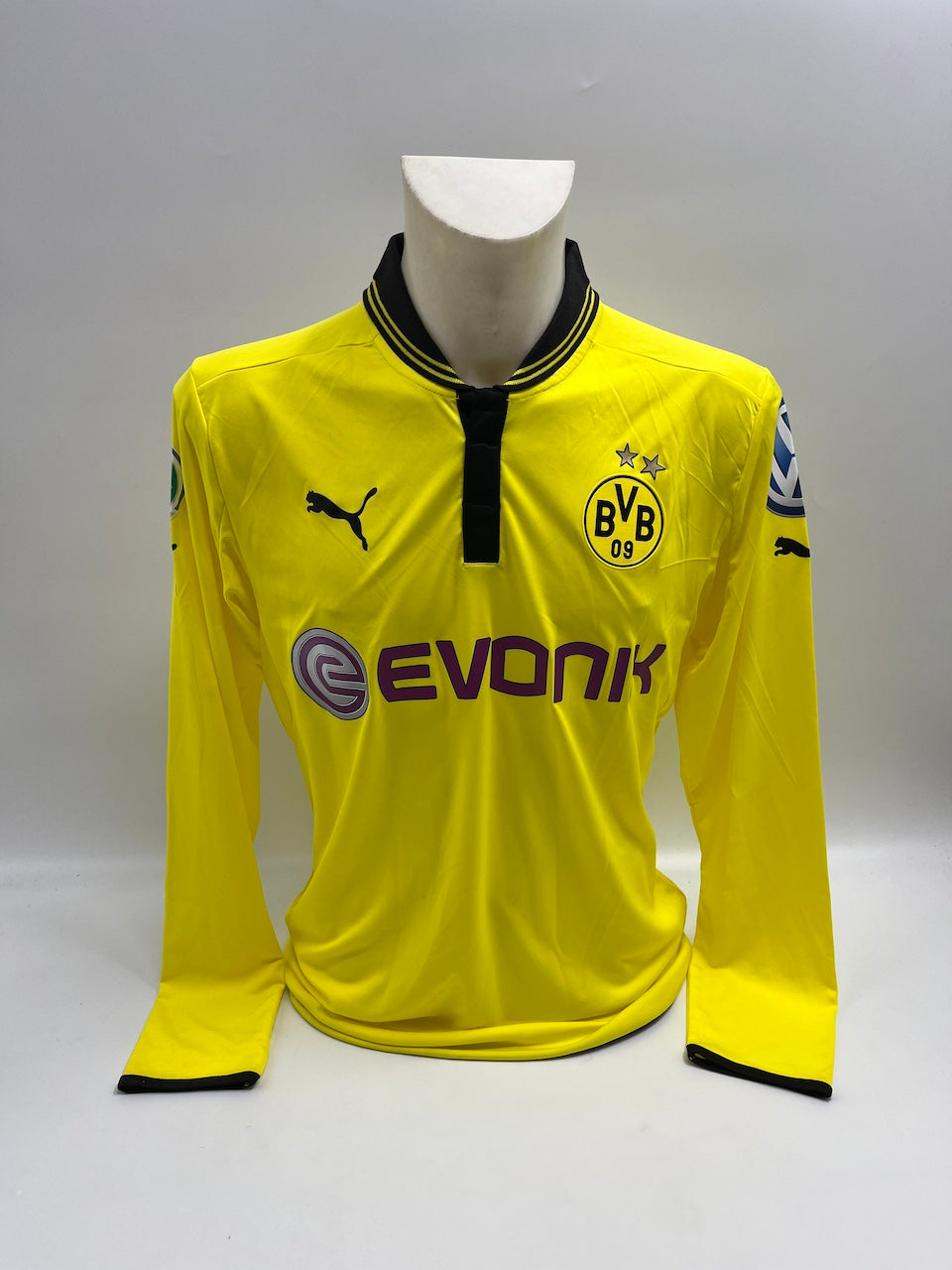 Matchworn Dortmund Trikot getragen von Ilkay Gündogan 27.02.2013 FCB-BVB