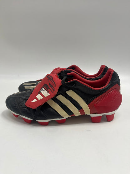 Matchworn Fußballschuhe Andreas Brehme signiert Adidas FCB COA