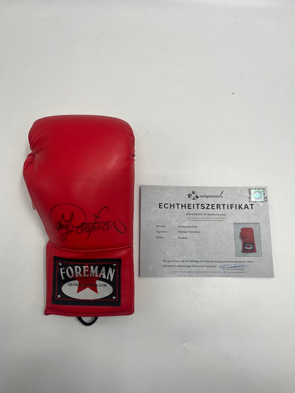 Boxhandschuh George Foreman signiert Autogramm Boxen limitiert 335/500